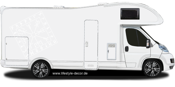 Preview: Autoaufkleber Runenkompass Preview: Autoaufkleber Runenkompass