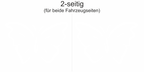 Preview: Autoaufkleber Schmetterling