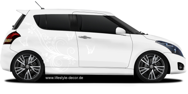 Preview: Autoaufkleber Schmetterlingzauber