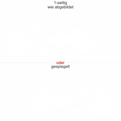 Autoaufkleber Skandinavisches Bergpanorama - Ansicht Ausrichtung und Farbauswahl
