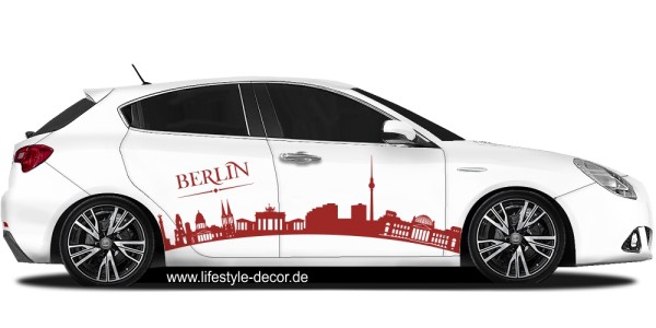 Preview: Autoaufkleber Skyline Berlin Preview: Autoaufkleber Skyline Berlin