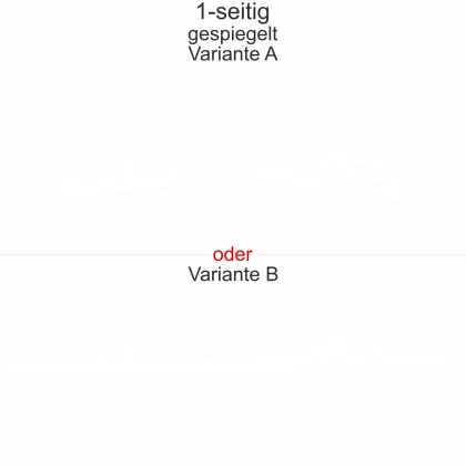 Autoaufkleber Skyline Bundesland Baden-Württemberg