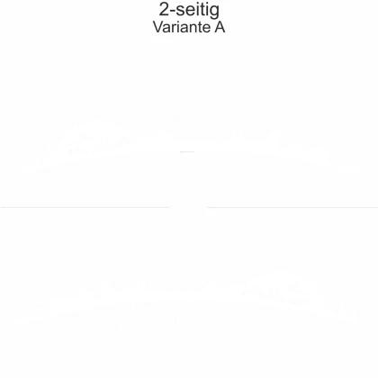 Autoaufkleber Skyline Bundesland Baden-Württemberg