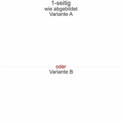 Autoaufkleber Skyline Bundesland Brandenburg