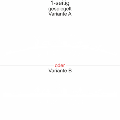 Autoaufkleber Skyline Bundesland Brandenburg