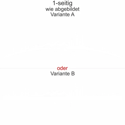 Autoaufkleber Skyline Bundesland Hessen