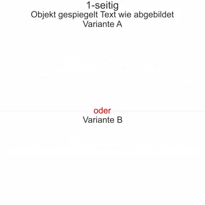 Autoaufkleber Skyline Bundesland Hessen