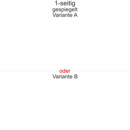 Autoaufkleber Skyline Bundesland Mecklenburg-Vorpommern