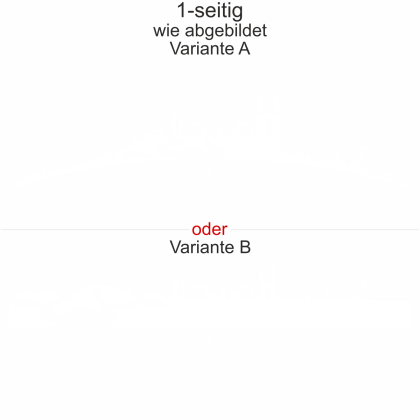 Autoaufkleber Skyline Bundesland Saarland