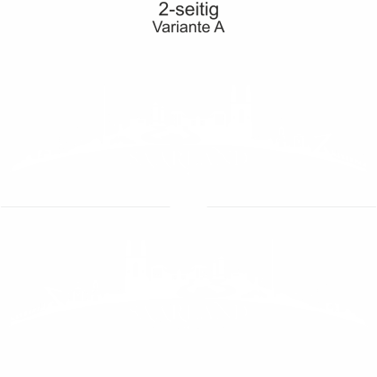 Autoaufkleber Skyline Bundesland Saarland