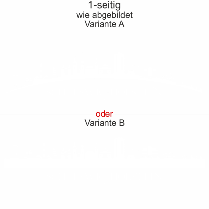 Autoaufkleber Skyline Bundesland Schleswig-Holstein