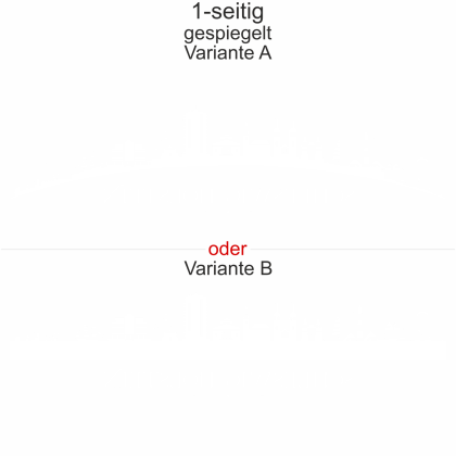 Autoaufkleber Skyline Bundesland Schleswig-Holstein