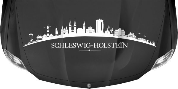 Preview: Autoaufkleber Skyline Bundesland Schleswig-Holstein