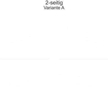 Autoaufkleber Skyline Bundesland Thüringen