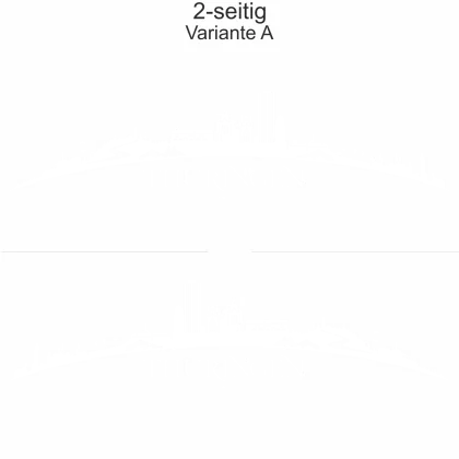 Autoaufkleber Skyline Bundesland Thüringen