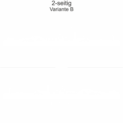 Autoaufkleber Skyline Bundesland Thüringen