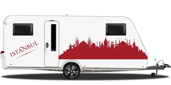 Autoaufkleber Skyline von Istanbul