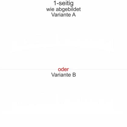 Cartattoo Skyline Kiel - Ansicht Ausrichtung mit Farbauswahl und Variante
