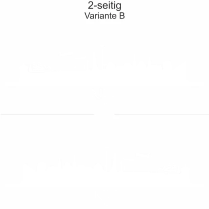 Cartattoo Skyline Kiel - Ansicht zweiseitig für beide Fahrzeugseiten und Farbauswahl