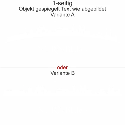 Autoaufkleber mit der Skyline von Nürnberg - Ansicht Ausrichtung und Farbauswahlvvvvvv
