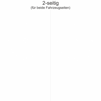 Autofolie mit Traumfängermotiv - Ansicht zweiseitig für beide Fahrzeugseiten und Farbauswahl