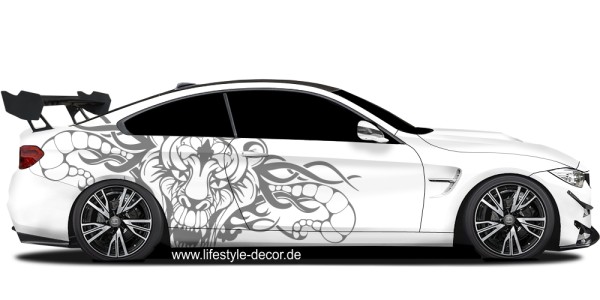 Preview: Autoaufkleber Tribal Drache