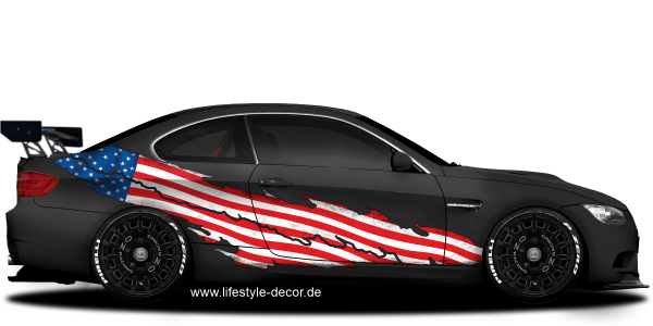 Preview: Autoaufkleber USA Flagge Preview: Autoaufkleber USA Flagge