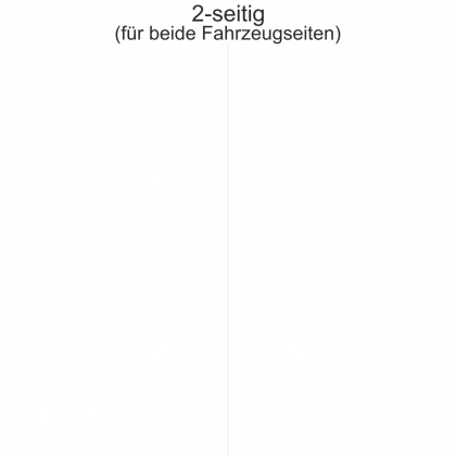 Preview: Autoaufkleber Wild Tiger
