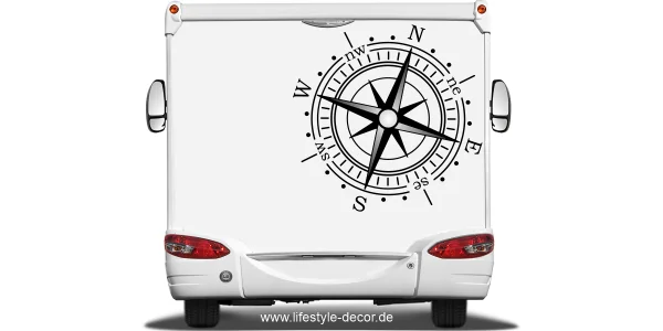 Autoaufkleber Windrose