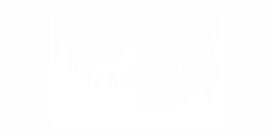 Preview: Wohnwagendekor Hirsch in den Bergen