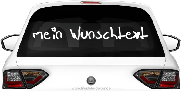 Autoaufkleber Wunschtext | 12