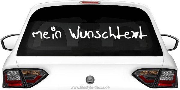 Autoaufkleber Wunschtext | 12