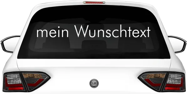 Autoaufkleber Wunschtext | 22