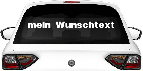 Autoaufkleber Wunschtext | 27