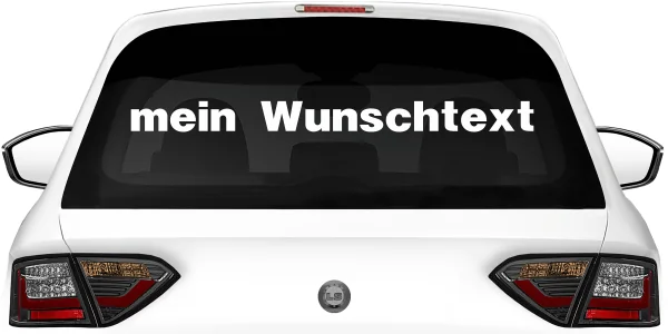Autoaufkleber Wunschtext | 27