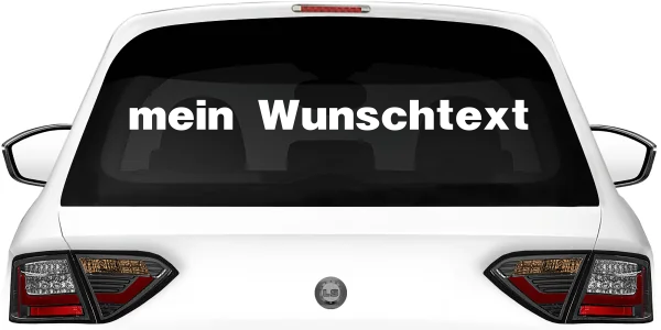 Autoaufkleber Wunschtext | 27