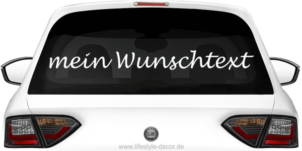 Autoaufkleber Wunschtext | 6