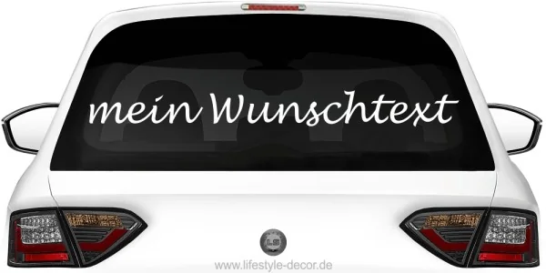 Autoaufkleber Wunschtext | 6
