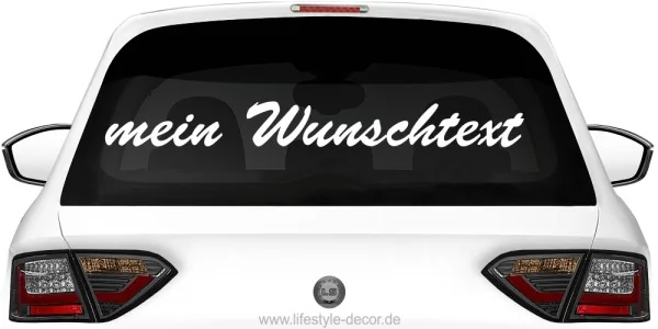 Autoaufkleber Wunschtext | 9