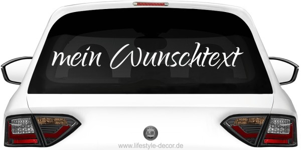 Autoaufkleber Wunschtext | 10