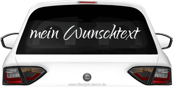 Autoaufkleber Wunschtext | 10