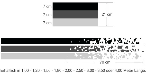 Preview: Autoaufkleber Zierstreifen Nr. 13 Motorhaube