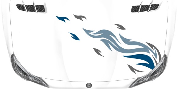 Preview: Autoaufkleber Brushdesign