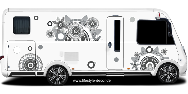Preview: Autodekor Kunstvolles Design | Frei platzierbares Set Preview: Autodekor Kunstvolles Design | Frei platzierbares Set