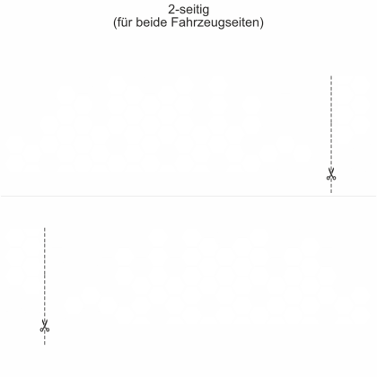 Preview: Autodekor Polygon Aufkleber