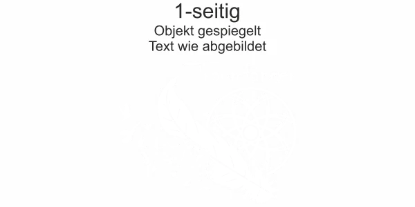 autodekor-traumfaenger-mit-text - Ansicht Ausrichtung und Farbauswahl