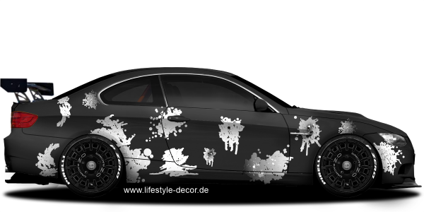 Preview: Autosticker Farbflecken als Satz