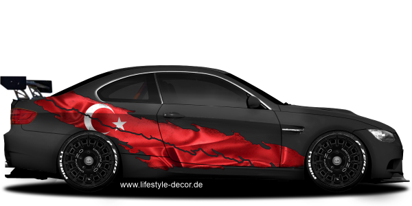 Preview: Autofolie Flagge Türkei Preview: Autofolie Flagge Türkei