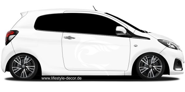 Preview: Aufkleber für Auto Hai Preview: Aufkleber für Auto Hai