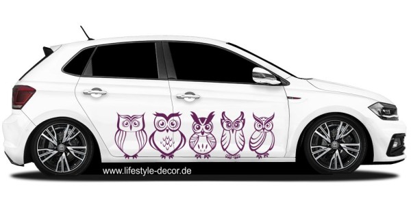 Preview: Autosticker Eulen